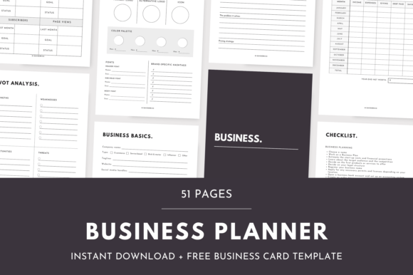 Business Planning Printable Workbook: Your Entrepreneurial Blueprint
