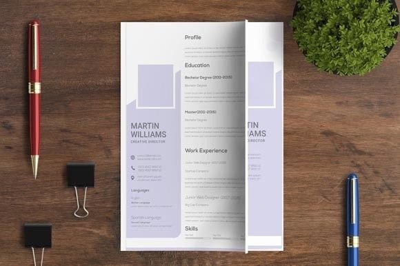 Clean Minimalist Resume: Your A4 Layout for Success