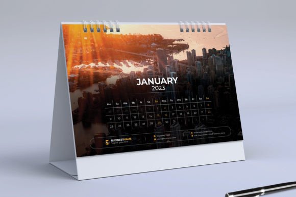 Design Your Year: The Desk Calendar 2023 Template