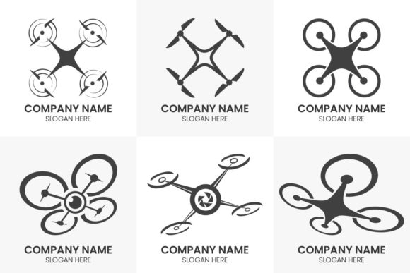 Drone Service Company Logo Sign Symbol: A Complete Branding Asset