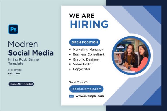Elevate Your Recruitment with We Are Hiring Social Media Post 07