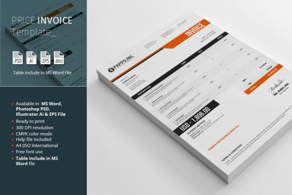 Streamline Your Billing with a Professional Price Invoice Template
