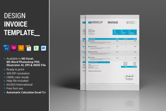 Streamline Your Creative Business with a Professional Design Invoice Template