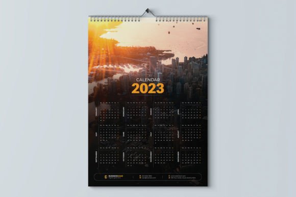 Streamline Your Year: The 1-Page Wall Calendar 2023