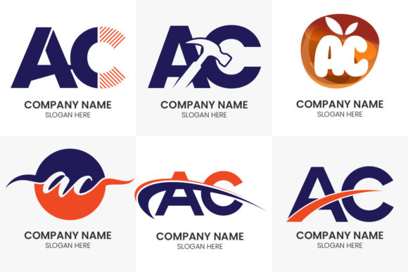 The Initial Monogram Letter AC Logo Set: A Designer's Toolkit for Timeless Branding
