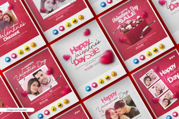 Valentine's Day Social Media Kit: A Designer's Toolkit for February